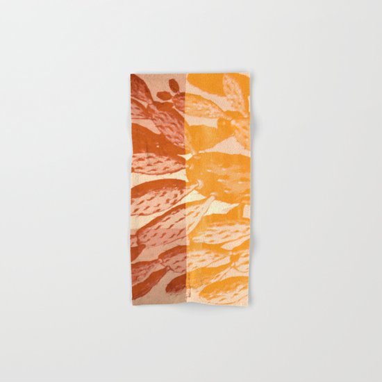 cactus vintage tones Hand & Bath Towel