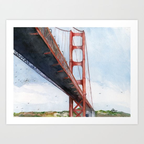 Golden Gate Bridge Art Print