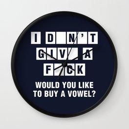 Word Puzzle Wall Clocks For Any Decor Style Society6