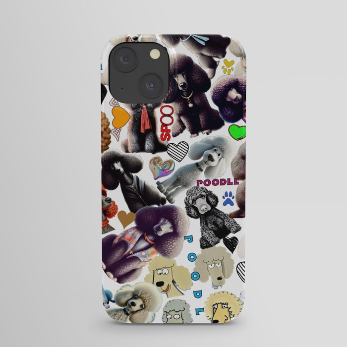 A Plethora of Perfect Poodles iPhone Case