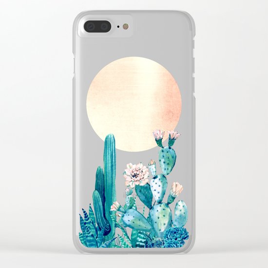 Desert Dawn Clear iPhone Case