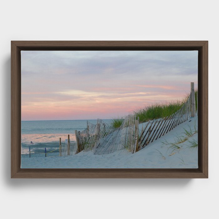 Sunset on Cape Cod Framed Canvas