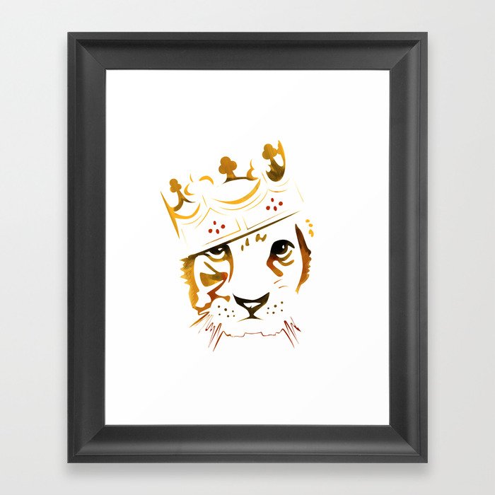 Lion king Framed Art Print