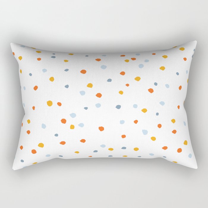 Confetti Dots Rectangular Pillow