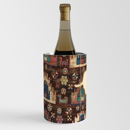Pyramid Anatolian Rug Digital Painting Wine Chiller