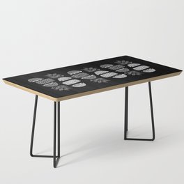 Pineapples (Dark/Sliced) Coffee Table