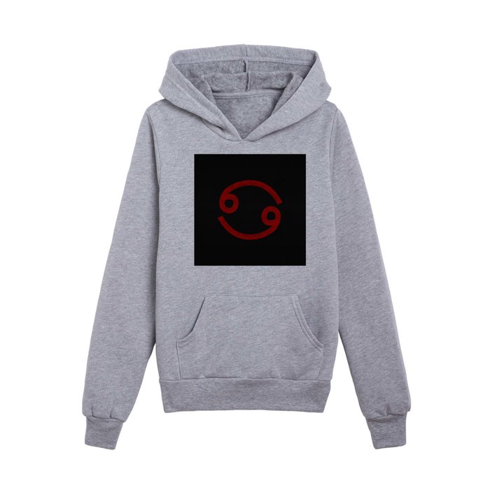 Red Cancer Kids Pullover Hoodie