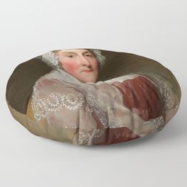 Abigail Smith Adams, Mrs. John Adams by Gilbert Stuart Floor Pillow
