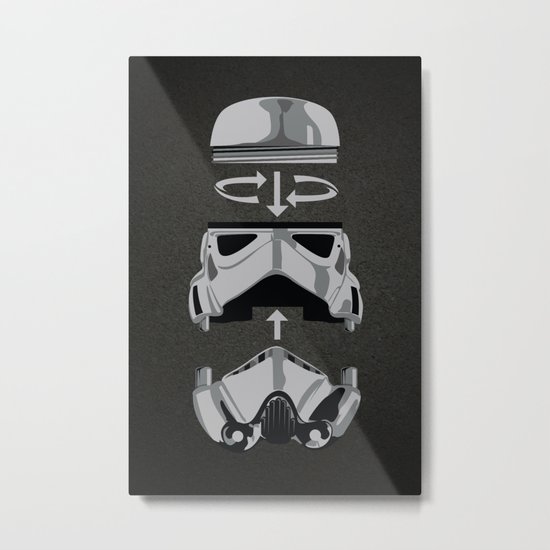 construct-a-trooper. Metal Print