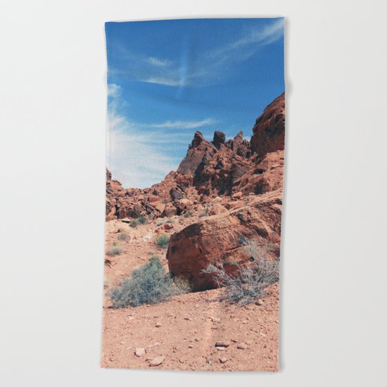 Valley of Fire Beach Towel