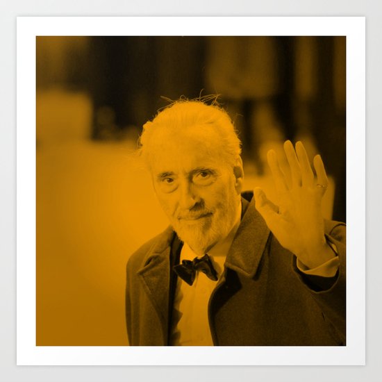 Christopher Lee Art Print