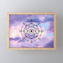 Mandala In The Sky - My Magic Source by Bianca Liu Framed Mini Art Print