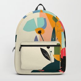 Bauhaus Floral #12 Backpack