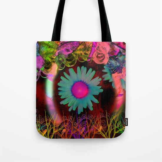 Tripping Daisies Tote Bag