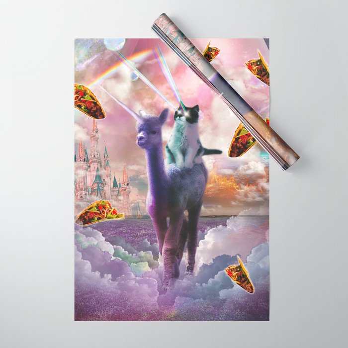 Unicorn shop wrapping paper