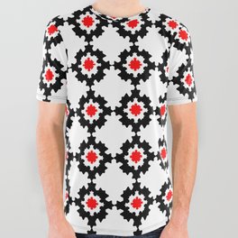 New optical pattern 94 All Over Graphic Tee