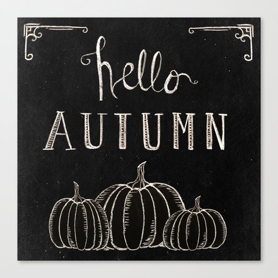 Hello Autumn Canvas Print