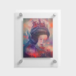 Queen Elizabeth Portrait Floating Acrylic Print