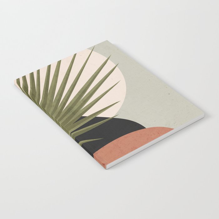 Tropical Leaf- Abstract Art 5 Notebook
