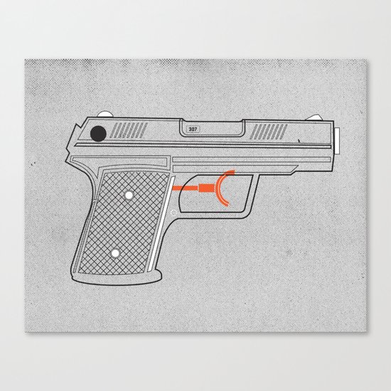 Water Gun Canvas Print