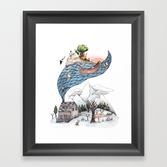 Invincible Summer Framed Art Print