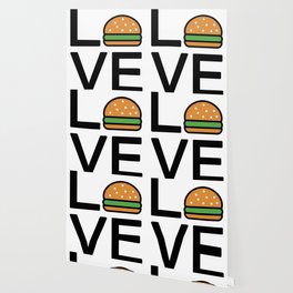 Burgers Wallpaper For Any Decor Style Society6