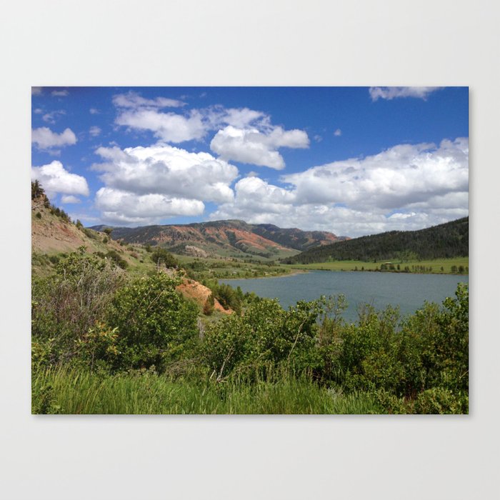 Painted Hills, Gros Venture Wilderness, Wyoming Canvas Print