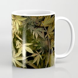 Yellow Cannabis Family Coffee Mug