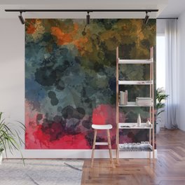 Darkness Comes Modern Abstract Wall Mural