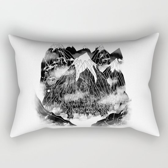 Valley of the Mountain Goat Rectangular Pillow