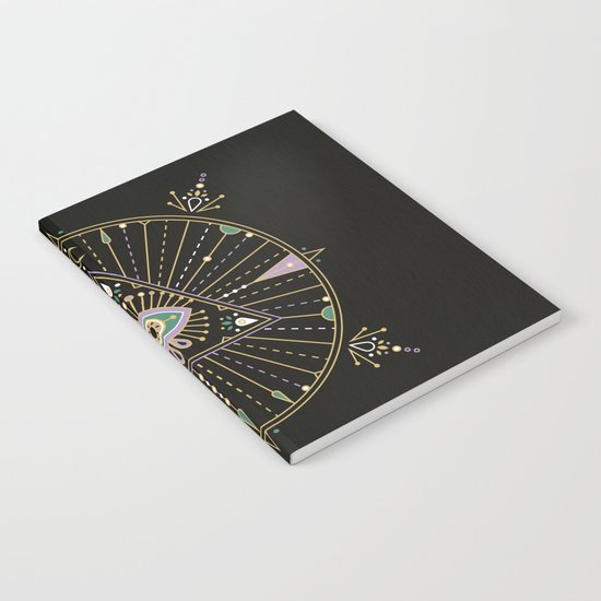 Evil Eye Mandala – Black Notebook