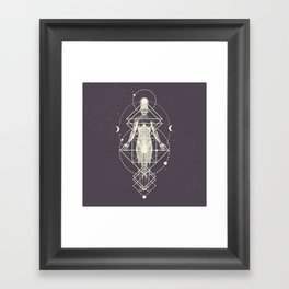 Sacred Geometry (Divine Feminine) Framed Art Print
