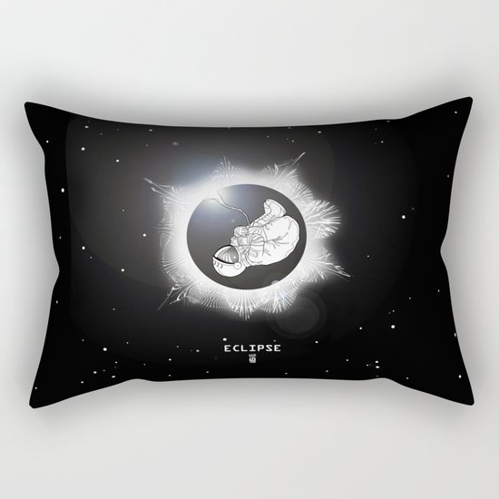 ECLIPSE :: rebirth of the lost cosmonaut Rectangular Pillow