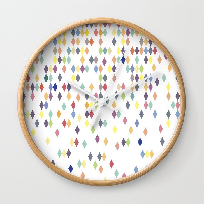 Color harlekin Wall Clock