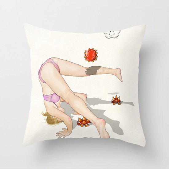 Super Mario Bros. No.1 Throw Pillow