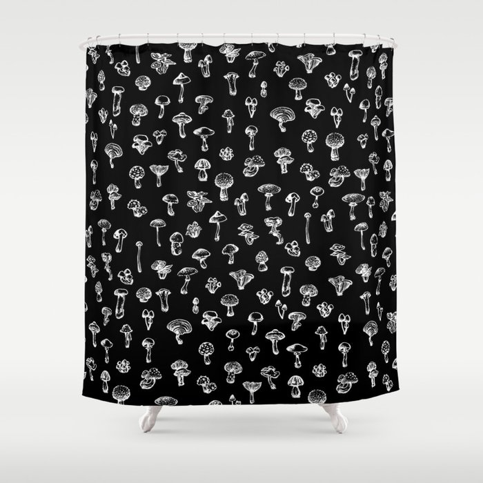 Magical Mushrooms Shower Curtain