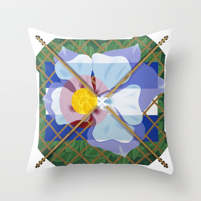 Altered State Flower: CO Throw Pillow