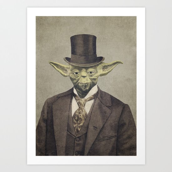 Sir Yodington Art Print