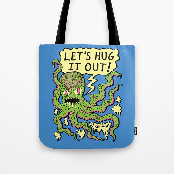 Lets Hug It Out Tote Bag