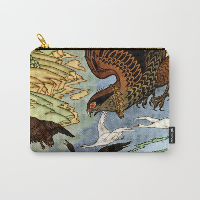 Ivan Bilibin Illustration “Falcon” for “Volga” Carry-All Pouch