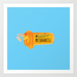 moving on meds Art Print