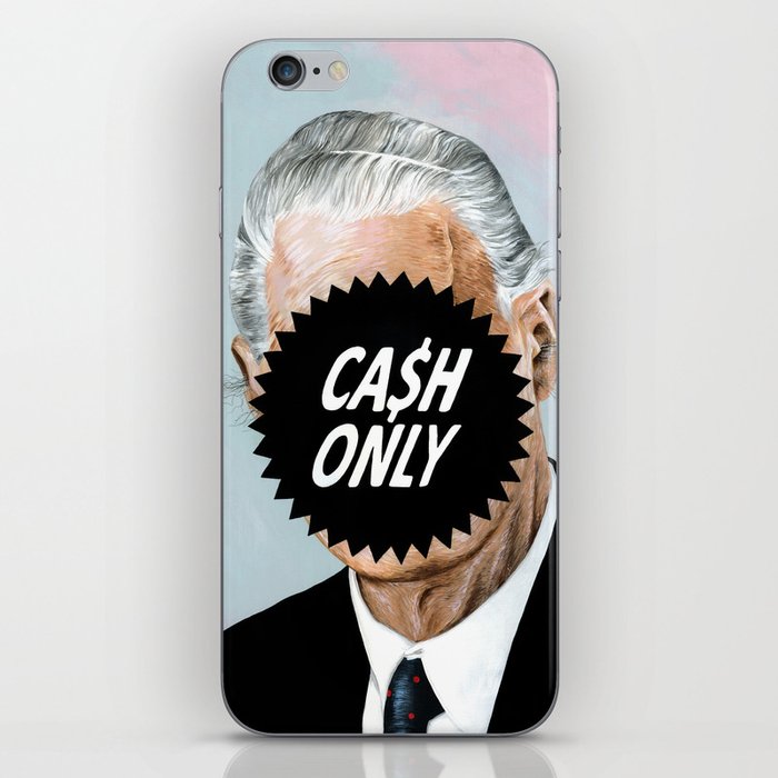 CA$H ONLY iPhone Skin