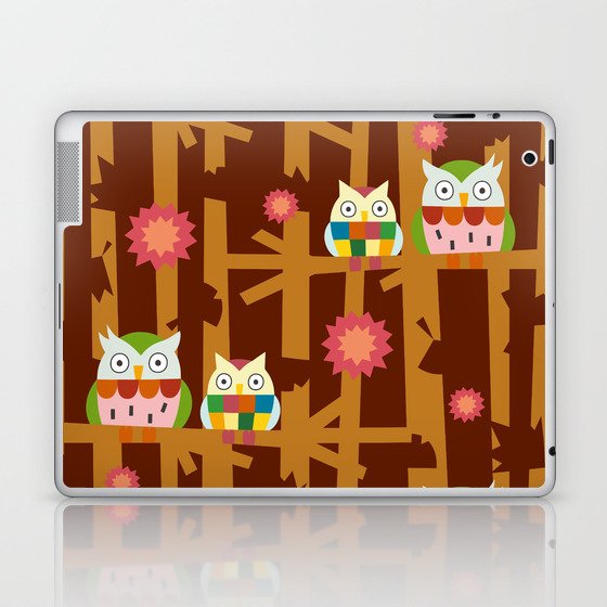 Owl Forest Laptop & iPad Skin