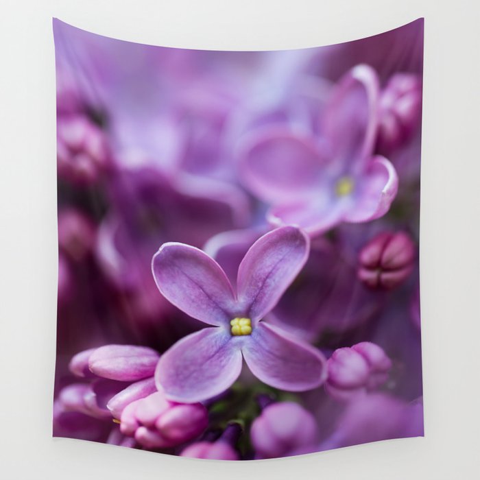 Purple Lilac Wall Tapestry