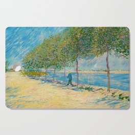 By the Seine, 1887 by Vincent van Gogh Cutting Board