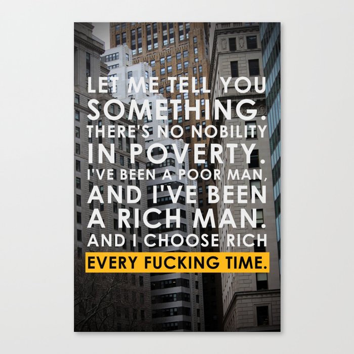 The Wolf of Wall Street Canvas Print