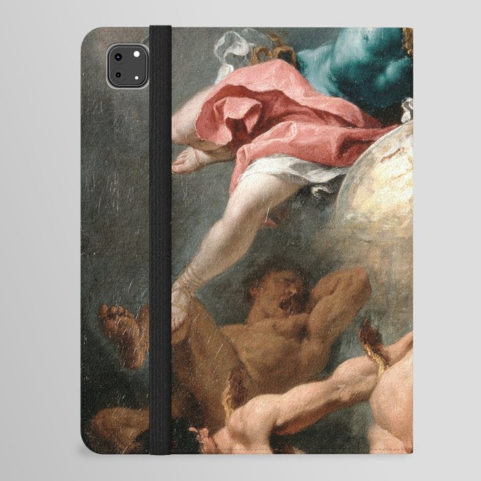 The Fall of the Rebel Angels - Sebastiano Ricci  iPad Folio Case