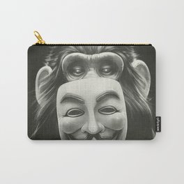 Anonymous Carry-All Pouch | Now, Digital, Black And White, Struggle, Revolution, Riot, Monkey, Time, Future, Painting 