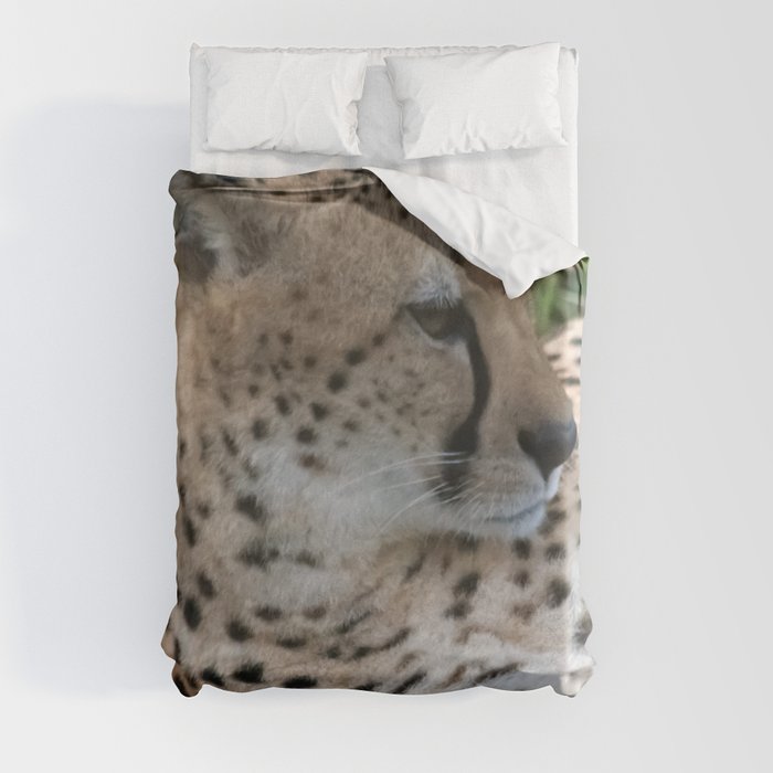 cheetah resting Duvet Cover