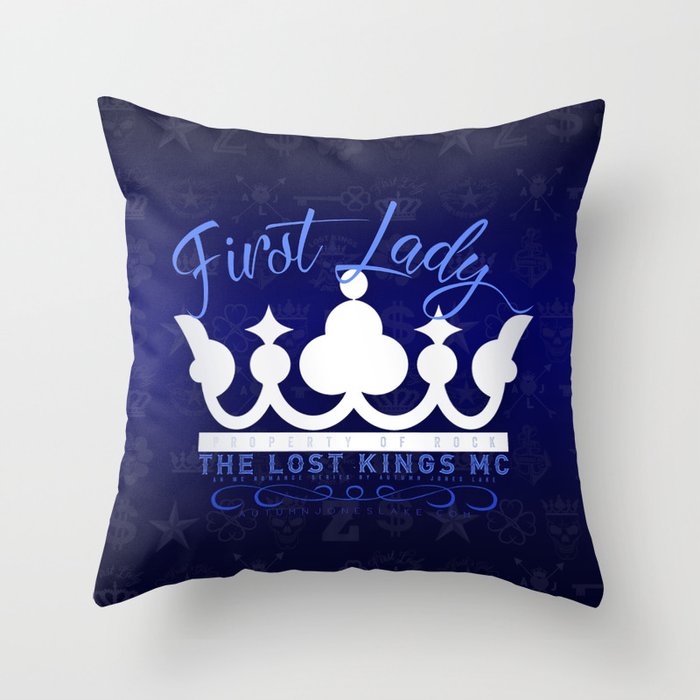 First Lady of the MC Throw Pillow